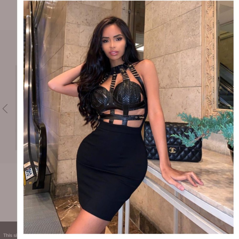 Brand New Caged Bandage Dress (M)